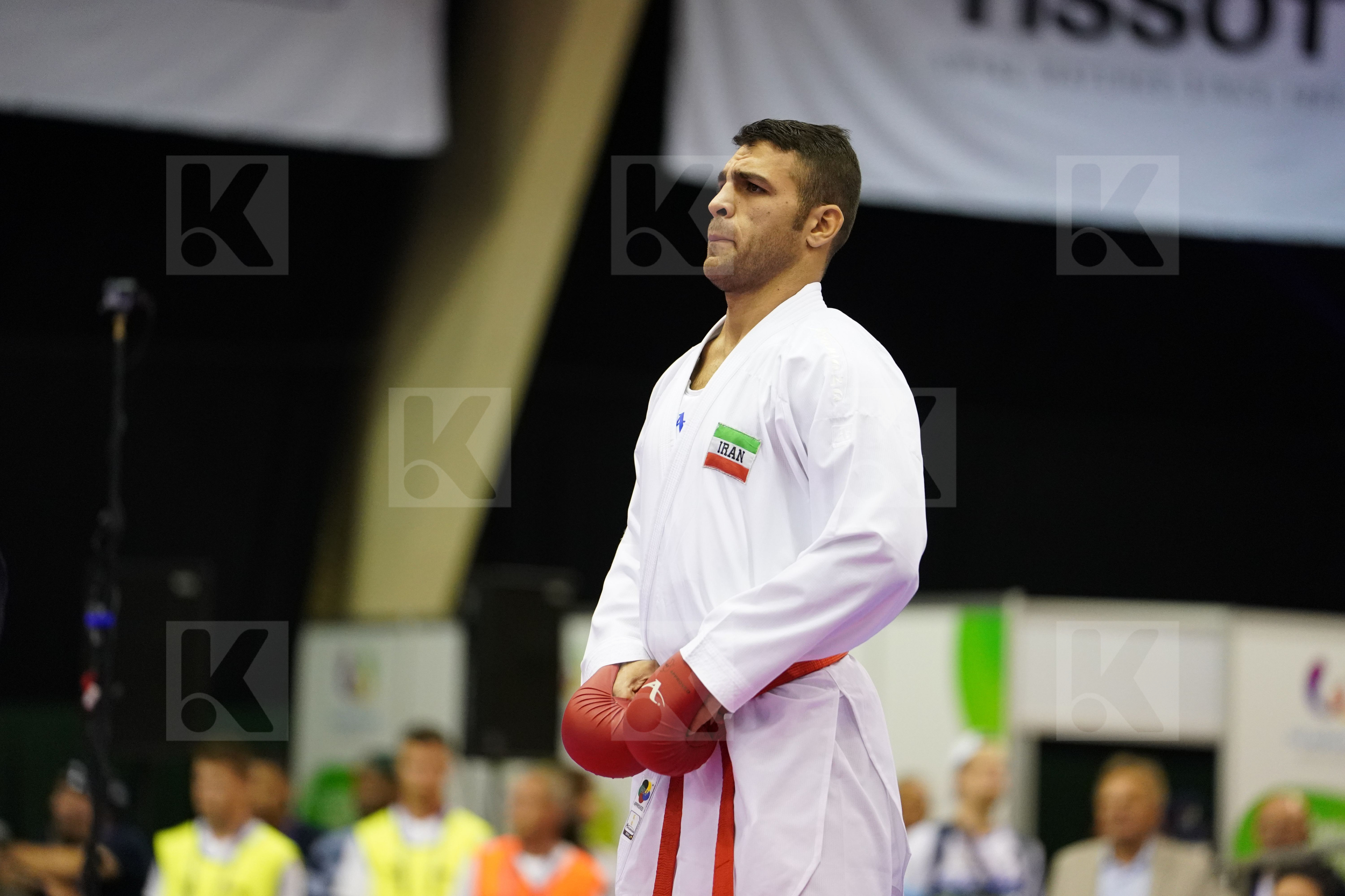 Araga Ryutaro Gold match Iran Islamic Republic of Japan Male Kumite -84kg Poorshab Zabiollah